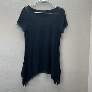 Cable & Gauge Asymmetrical Top Medium Whimsigoth‎ Edgy Fairy Grunge Lagenlook